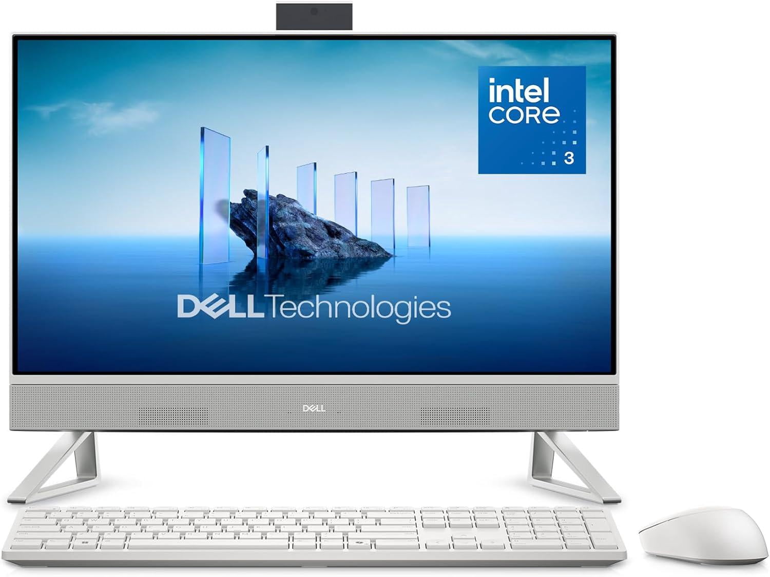 Dell, All-in-One Desktop, 23.8-inch FHD Display, White - Walmart.com