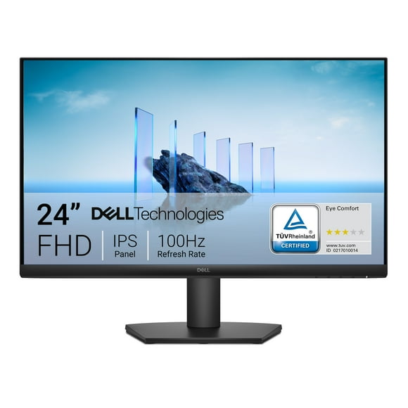 Dell Pro 24 Monitor 23.8" 1080p FHD 100Hz IPS Anti-glare Computer Display Black, SE2425HM