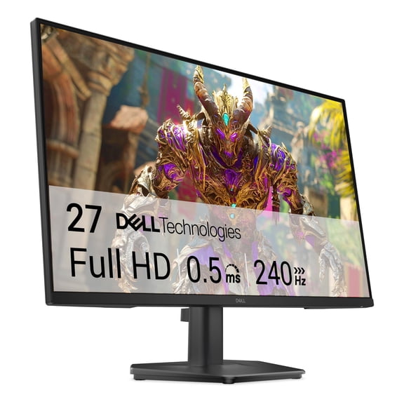 Dell 27 240Hz Gaming Monitor - SE2726HG - 27-inch FHD (1920x1080) 240Hz Display, in-Plane Switching (IPS) Technology, AMD FreeSync Premium, TV 3-Star, 2X HDMI, DisplayPort 1.4, Tilt