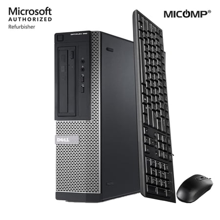 Pre-Owned Dell 390 Computer HDMI WiFI I5-2400 Quad Core 3.1Ghz 8GB 2TB Dvd Windows 10 Home 64 Bit Desktop PC