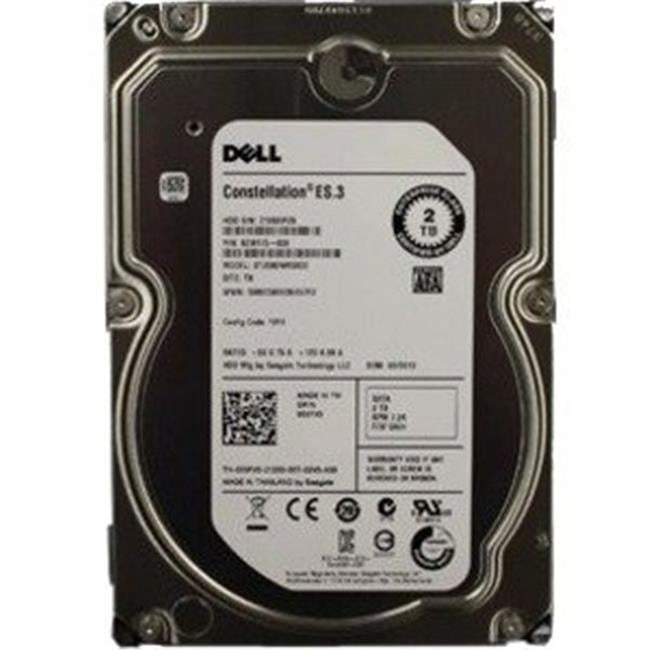 Disque Dur Dell 2 To 3,5 Pouces SAS 7.2k 6Gbps Pour Serveur PowerEdge - Occasion Révisé