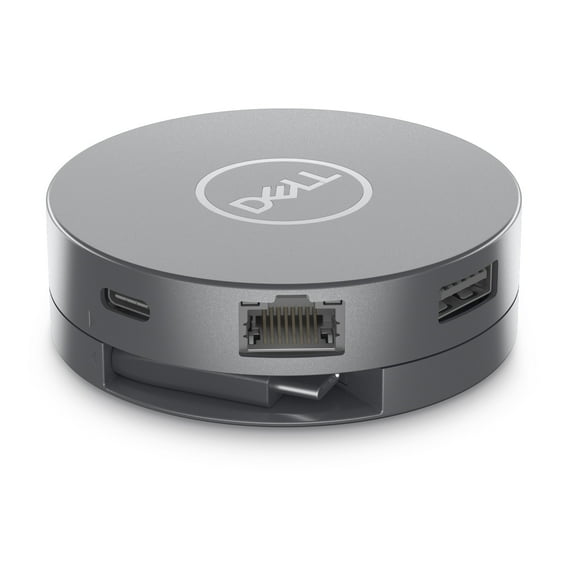Dell 6-in-1 USB-C Multiport Adapter DA305 90-Watt Power Delivery HDR Support Gray