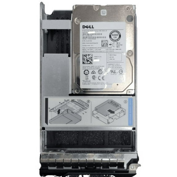 Dell 600GB 6G 15K SAS Hard Drive W/3.5in Caddie for PowerEdge Server