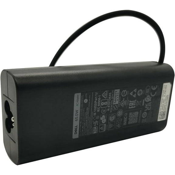 Dell 65W USB-C Laptop Charger,Latitude 3430 3440 3450 Power AC Adapter with Power Cord Cable, Black, HKA65NM200