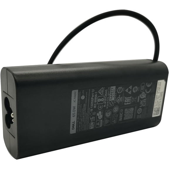 Dell 65W USB C Laptop Charger,Latitude 5500 5501 5510 5511 5520 5521 5530 5531 5540 AC Adapter with 3ft Power Cord, Black, HA65NM190