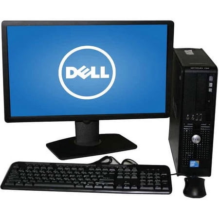 Dell 780 SFF Desktop PC with Intel Core 2 Duo E8400 Processor, 4GB Memory, 22" LCD Monitor, 250GB Hard Drive and Windows 10 Home