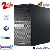 Dell 9020 Desktop Tower Computer Intel Core i5-4th Gen. Processor 16GB Ram, 240GB SSD, Keyboard & Mouse, Bto Wi-Fi Adapter, Windows 10 Professional PC