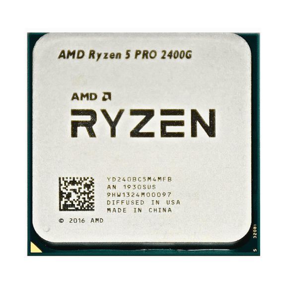 Dell AMD Ryzen 5 PRO 2400G Quad-Core 3.6GHz AM4 Desktop CPU (MXW24)