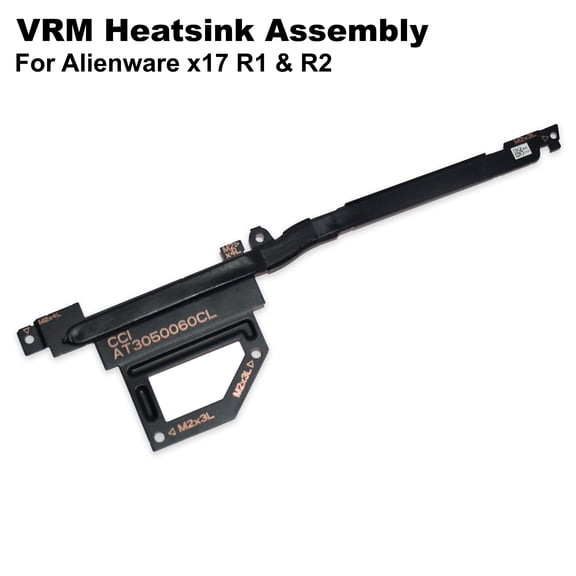 Dell AT3050060CL Alienware x17 R1 & R2 GPU VRM Top Thermal Heatsink Assembly WM309