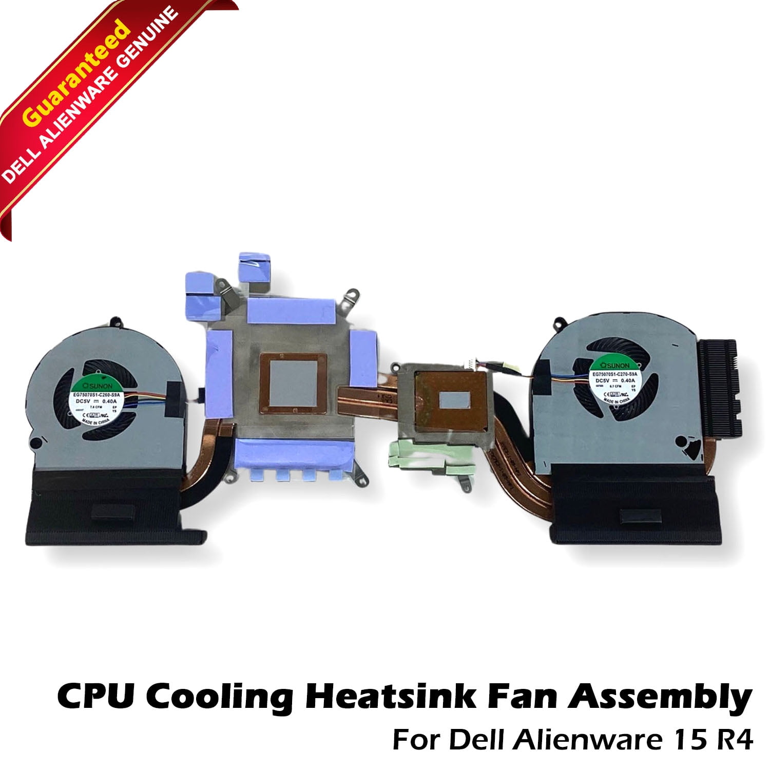 Dell Alienware 15 R4 CPU Graphics Cooling Heatsink Fan Assembly 03FT5 ...