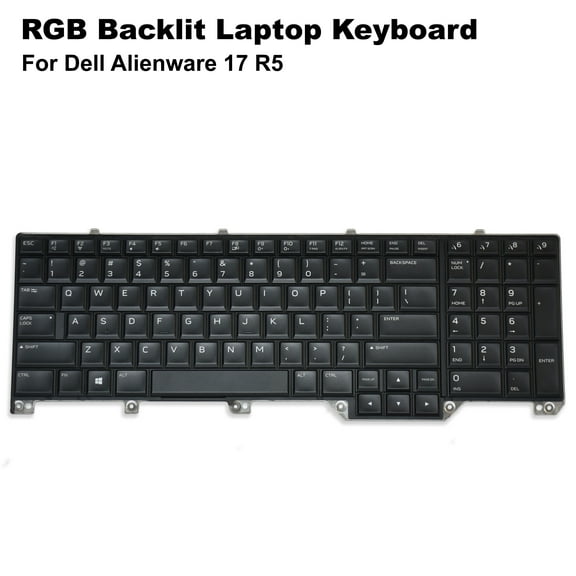 Dell Alienware 17 R5 Black Backlit US English Keyboard 103 QWERTY 44RC9 044RC9 CN-044RC9 M17IXF-BW