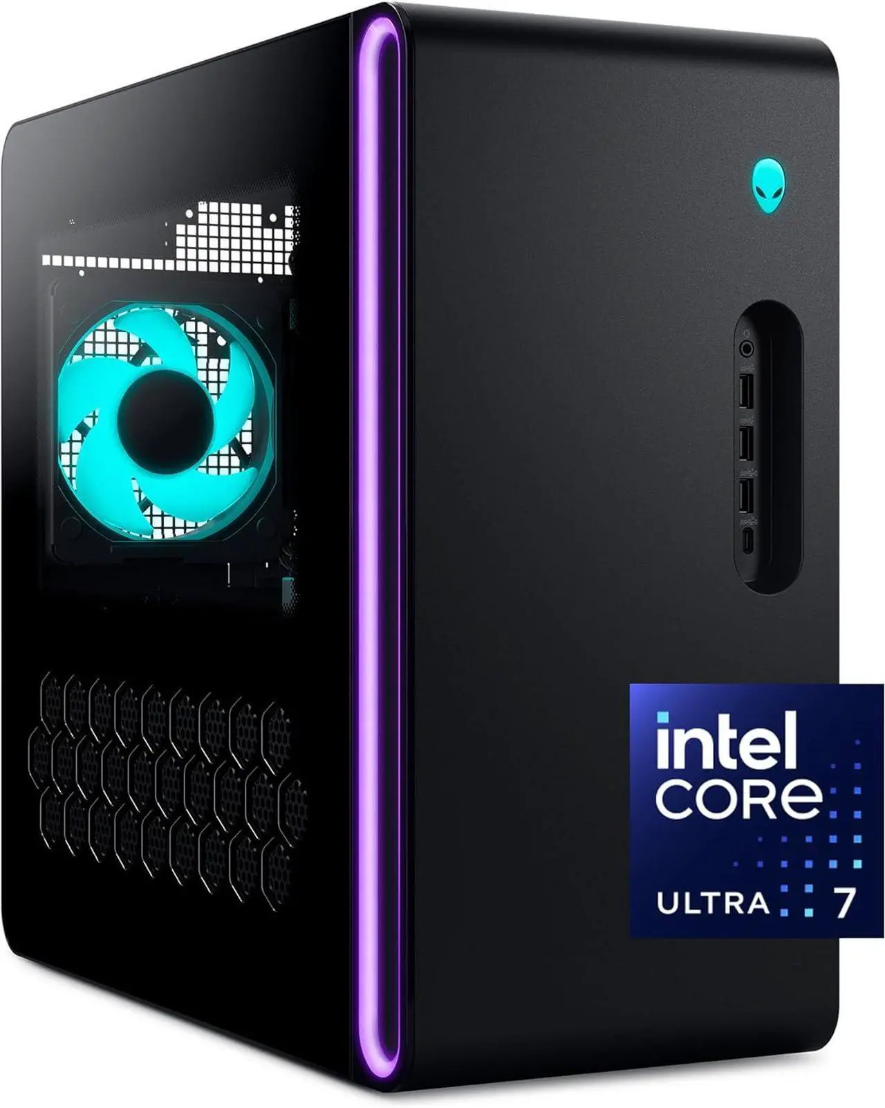 Dell Alienware - Aurora Gaming Desktop - Intel Core Ultra 7 265F 2025 - 32GB Memory - NVIDIA GeForce RTX 5060 Ti 8GB - 1TB Storage - Black