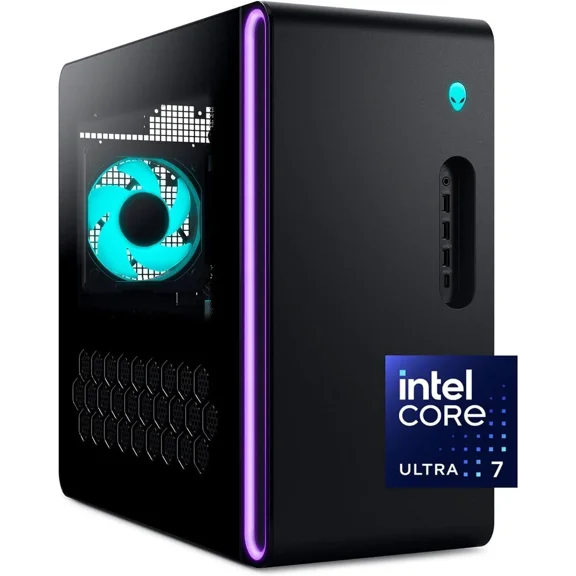 Dell Alienware - Aurora Gaming Desktop - Intel Core Ultra 7 265F 2025 - 32GB Memory - NVIDIA GeForce RTX 5060 Ti 8GB - 1TB Storage - Black