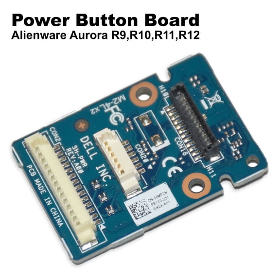 Dell Alienware Aurora R9 / R10 / R11 / R12 Power Button I/O Daughter Board 0MF2N