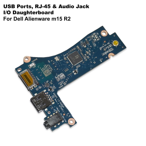 Dell Alienware m15 R2 Left Side I/O Board with USB RJ45 Audio Ports  19Y93