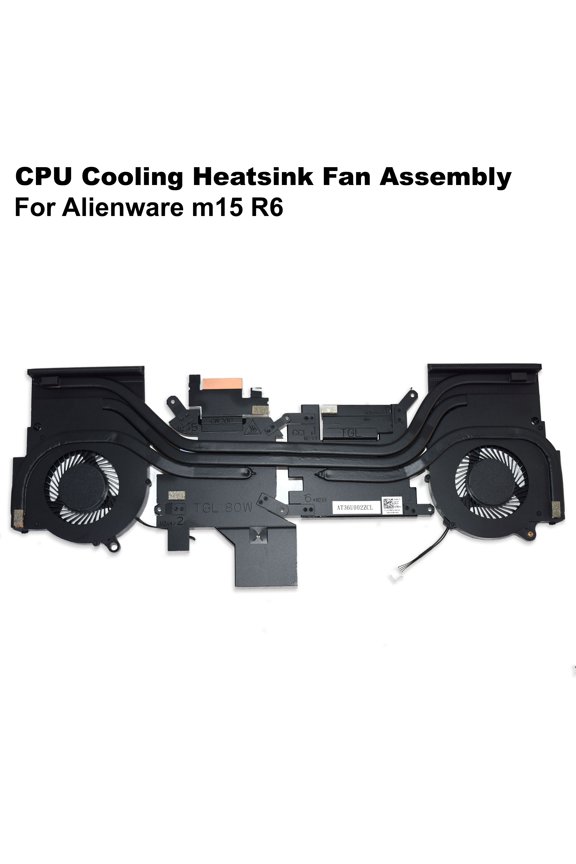 Alienware m15 R6 Dual-Fan CPU/GPU Cooling Fan & Heatsink Assembly 3T8KM