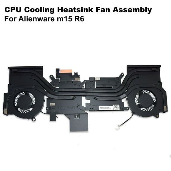 Dell Alienware m15 R6 Dual-Fan CPU/GPU Cooling Fan & Heatsink Assembly 3T8KM