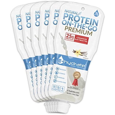 Dell Alpe E-Hydrate Protein Vanilla, 8.03 0Z