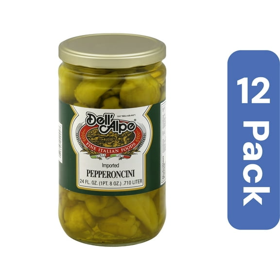 Dell Alpe Pepperoncini 24 oz (Pack of 12)