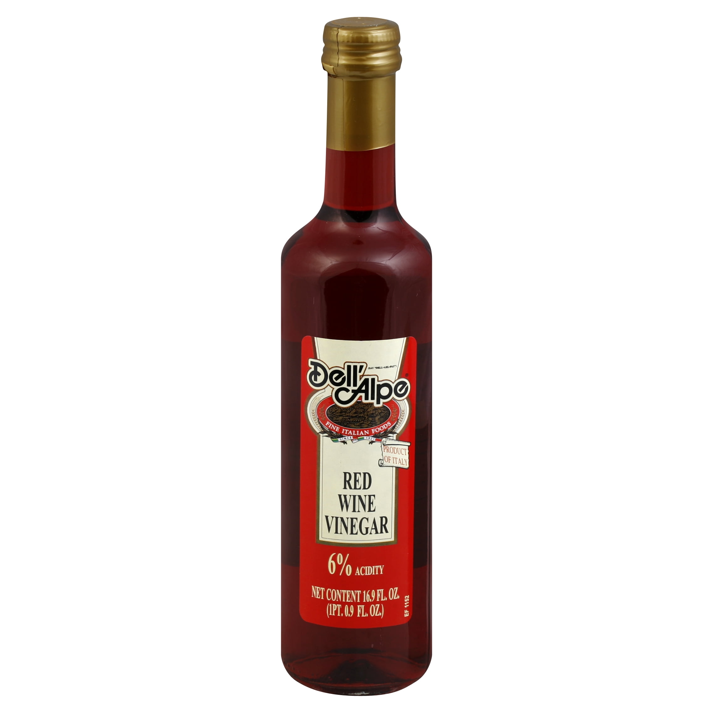Dell Alpe Red Wine Vinegar 17 oz (Pack Of 6)