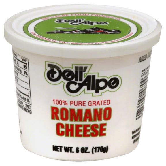Dell Alpe 8585 6 oz Grated Dried Cheese
