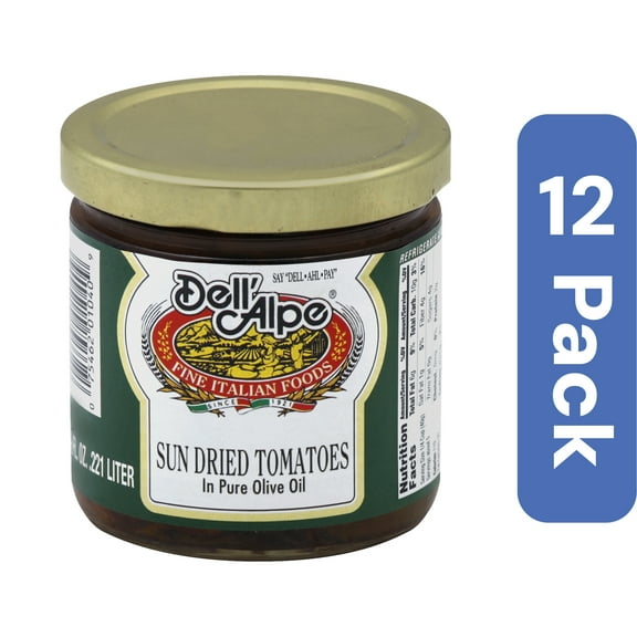 Dell Alpe Sundried Tomatoes 7.2 oz (Pack of 12)