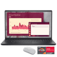 thumbnail image 1 of Dell Business Laptop, 15.6" FHD Touchscreen, AMD Ryzen 7 7730U, 32GB RAM, 1TB SSD, Radeon Graphics, Windows 11 Pro & Microsoft Office License Pre-installed, SD Card Reader, Wireless Mouse, 1 of 8