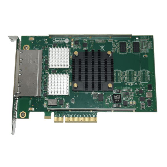 Dell Chelsio T540-BT Quad Port 10GbE RJ-45 PCIe Network Adapter Card JR4D7