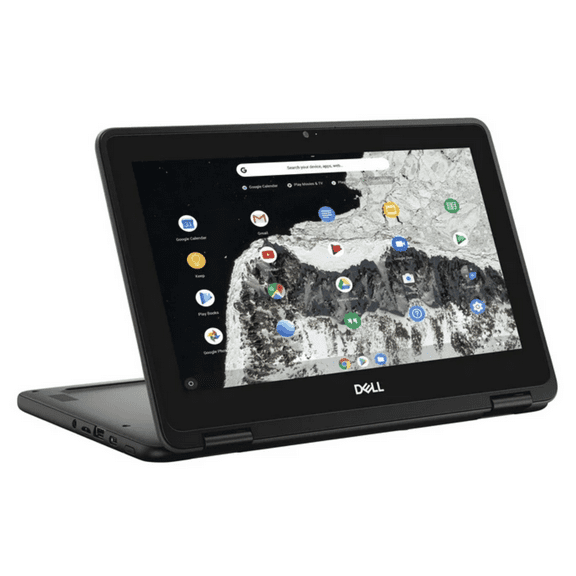 Pre-Owned Dell Chromebook 11 3100 11.6" Touchscreen 2 in 1 Chromebook - HD - 1366 x 768 - Intel Celeron N4020 Dual-core (2 Core) - 4 GB RAM - 32 GB Flash Memory - Intel Chip - Chrome OS - Intel UHD Graphic