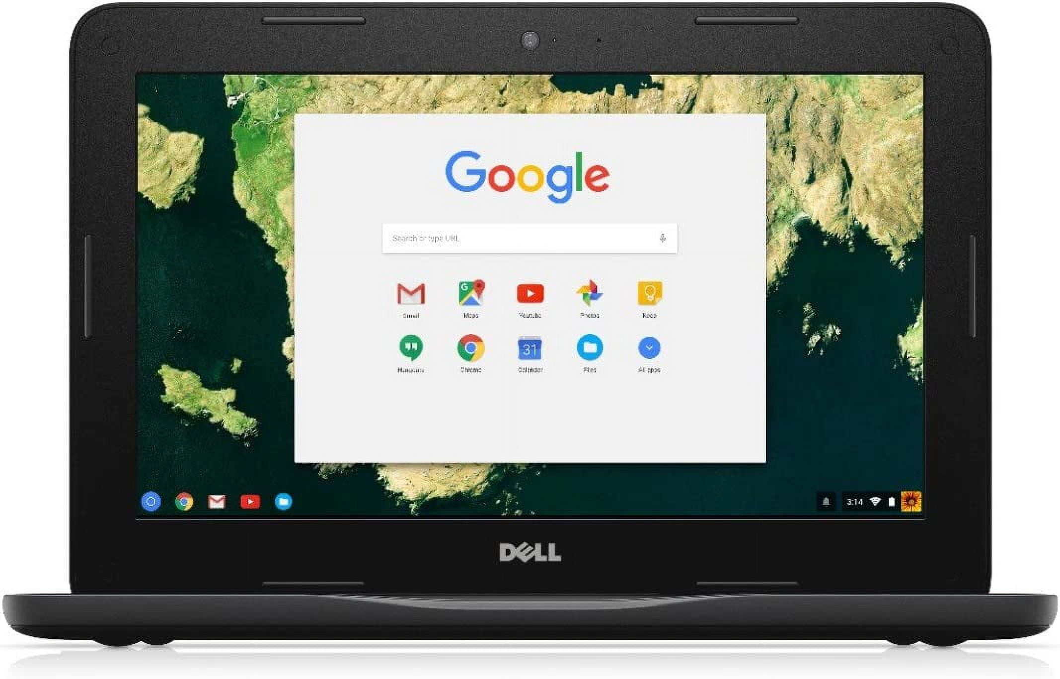 Open Box Dell Chromebook 11 3180 83C80 11.6-Inch Traditional Laptop (Black)