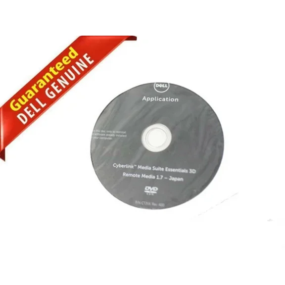 Dell Cyberlink Media Suite Essentials Dvd Disk Kit Black 179Y5 0179Y5 Cn-0179Y5