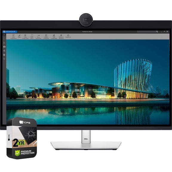 Dell DELL-U3224KB UltraSharp 32 6K Monitor Bundle with 2 YR CPS Enhanced Protection Pack
