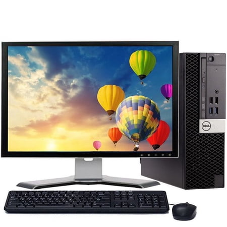 Dell Desktop Computer SFF Intel Core i5-6th Gen. Processor 8GB RAM 1TB HD Wi-Fi Adapter DVD and 20" LCD - Windows 10