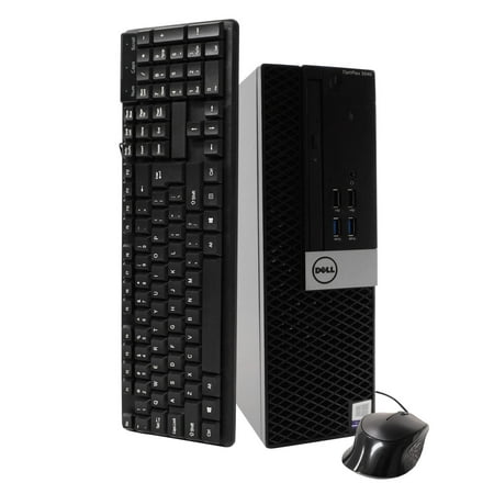 Dell Desktop Tower Computer, Intel Core i5, 4GB RAM, 1TB HD, DVD-ROM, Windows 10 Home, Black