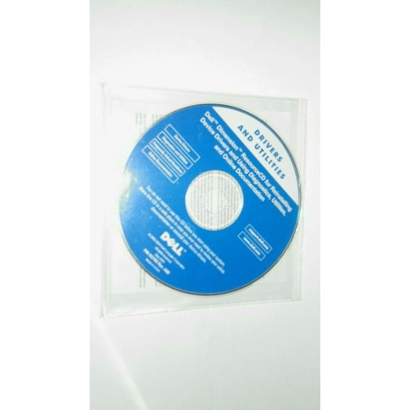 Dell Drivers And Utilities Resource Cd For Dell Dimension P/N 9G705 Rev. A00