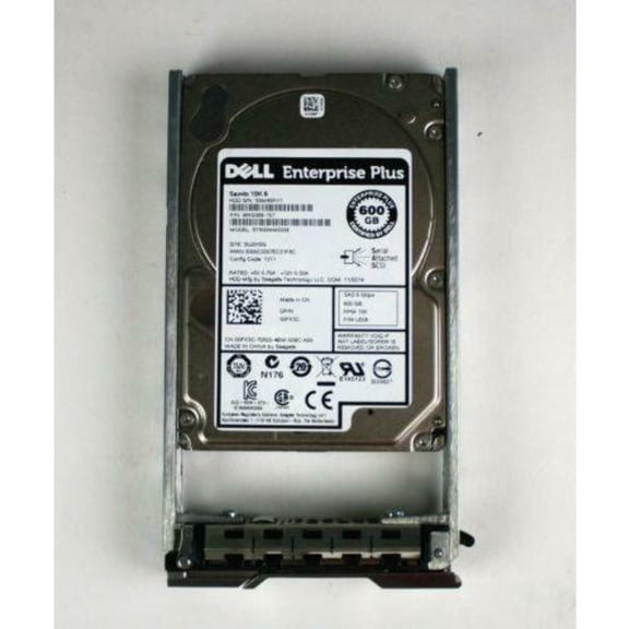 Dell EqualLogic 600GB 10K 2.5" SAS Drive 9WG066-157 SGT ST600MM0006 0FK3C w/ tray Disco