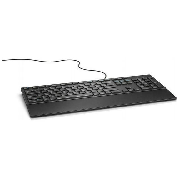 Dell Full Size USB Wired Standard Keyboard, Black