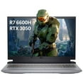 thumbnail image 1 of Dell G15 15.6'' FHD 120Hz Gaming Laptop, AMD Ryzen 5 6600H, 16GB DDR5 RAM, 512GB PCIe SSD, NVIDIA GeForce RTX 3050, Backlit Keyboard, HD Camera, Win 11 Pro, Gray, 1 of 5
