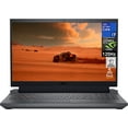 thumbnail image 1 of Dell G15 5530 15.6in 120Hz FHD WVA Gaming Laptop (14-Core Intel i7-13650HX, GeForce RTX 4050 6GB, 64GB DDR5 RAM, 1TB PCIe SSD, Backlit KB, Wi-Fi 6, Bluetooth 5.2, RJ-45, Webcam, Win 10 Pro), 1 of 7