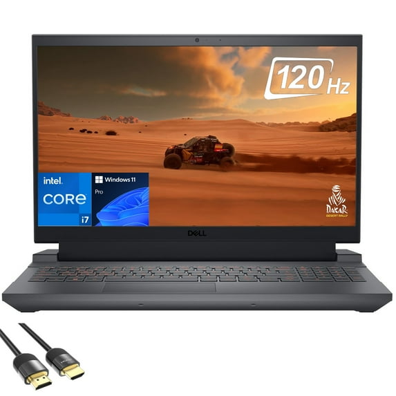 Dell G15 Gaming Laptop, 15.6" FHD 120Hz Display, 13th Gen 6-Cores i7-13650HX, GeForce RTX 4060, 64GB DDR5, 2TB PCIe 4.0, Backlit KB, Keypad, WiFi 6, Webcam, USB-C, HDMI, RJ45, Mytrix HDMI, Win 11 Pro