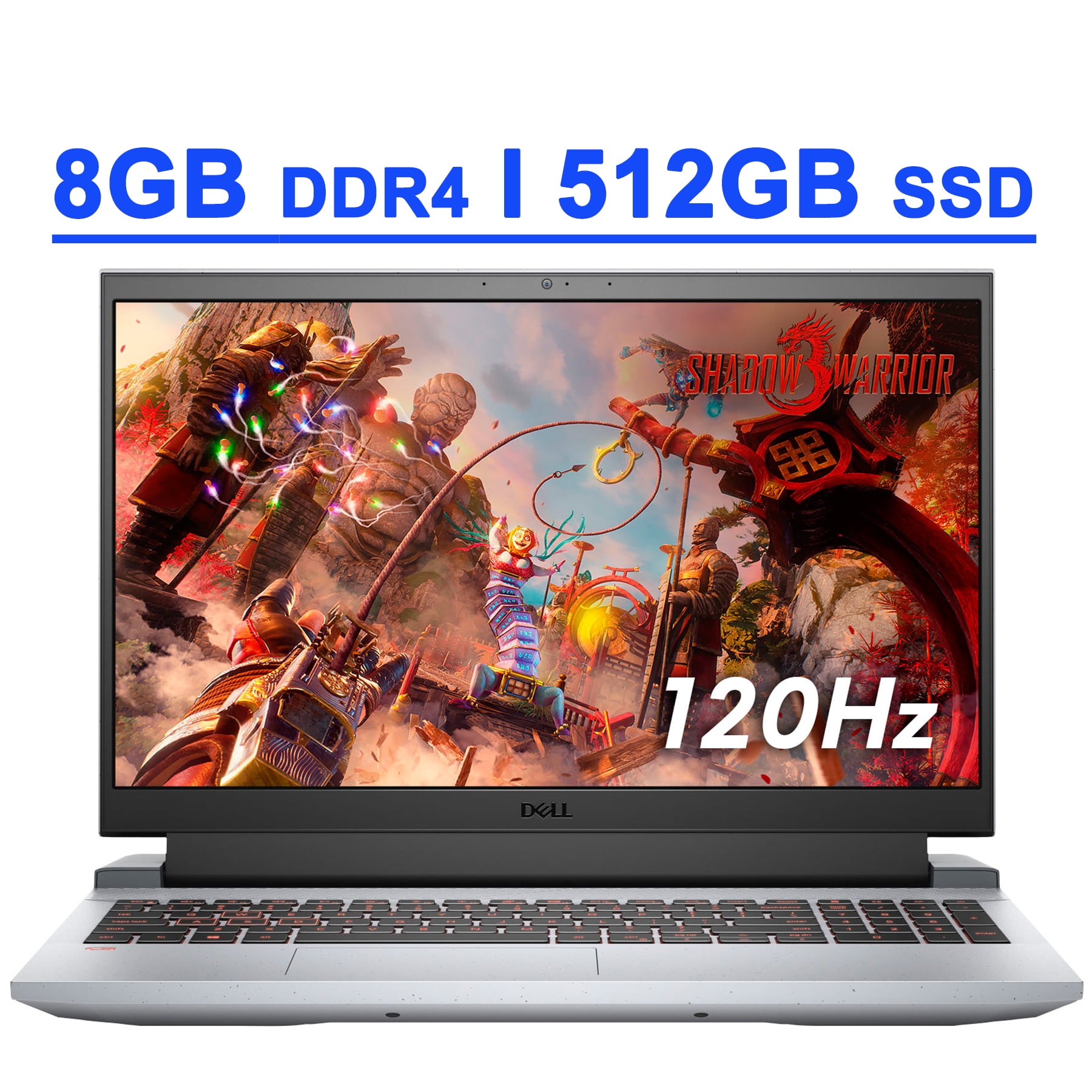 Dell G15 Ryzen Edition 15 Premium Gaming Laptop 15.6 FHD 120Hz Display AMD  Octa-Core Ryzen 7 5800H 8GB DDR4 512GB SSD GeForce RTX 3050 Ti 4GB Backlit  Keyboard HDMI USB-C WiFi6 Nahimic