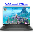 thumbnail image 1 of Dell G16 7620 Premium Gaming Laptop 16" QHD 165Hz Intel 14-Core i7-12700H Processor 64GB DDR5 1TB SSD GeForce RTX 3050 Ti Graphic RGB Backlit USB-C Alienware-inspired Thermal System Win11 Black, 1 of 7