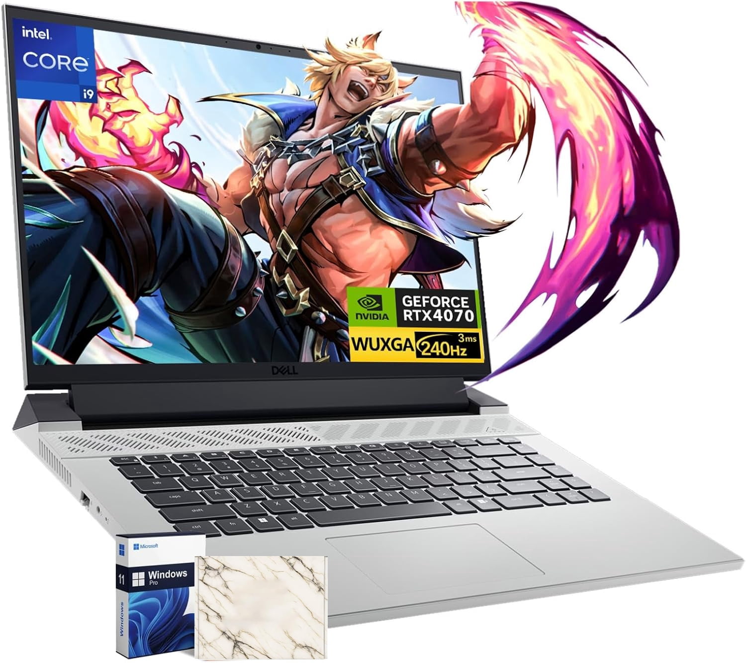 Dell G16 7630 16" QHD+ 240Hz Gaming Laptop, Intel i9-13900HX, NVIDIA GeForce RTX 4070 8GB GDDR6, 64GB DDR5, 2TB SSD, 1-Zone RGB Backlit Keyboard, ‎Windows 11 Pro
