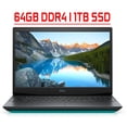 thumbnail image 1 of Dell G5 15 Premium Gaming Laptop 15.6" FHD 144Hz Display 10th Gen Intel 6-Core i7-10750H 64GB DDR4 1TB SSD GeForce RTX 2070 Max-Q 8GB Backlit Thunderbolt HDMI MiniDP Wifi6 Nahimic Win10, 1 of 6