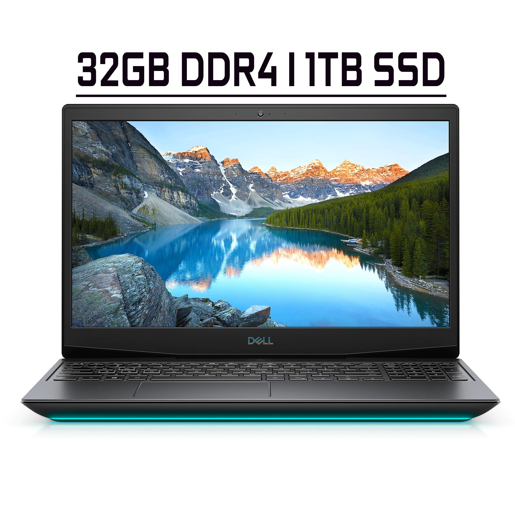 Dell G5 15 Premium Gaming Laptop 15.6" FHD WVA Display 10th Gen Intel 4-Core i5-10300H 32GB DDR4 1TB SSD GeForce GTX 1650 Ti 4GB Backlit Keyboard USB-C HDMI Wifi5 Nahimic Audio Win10