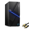 thumbnail image 1 of Dell G5 Gaming Desktop PC, Intel 10th Core i5-10400F up to 4.3Ghz, GeForce GTX 1660Ti 6GB, 16GB RAM, 512GB SSD+1TB HDD, USB-C, RJ-45, HDMI/DP/DVI, Mytrix HDMI Cable, Win10 w/keyboard and mouse, 1 of 4