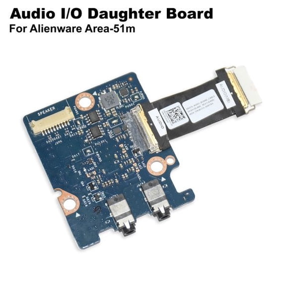 Dell Alienware Area-51m Audio I/O Daughter Board with Cable 3FK2C X2PHX