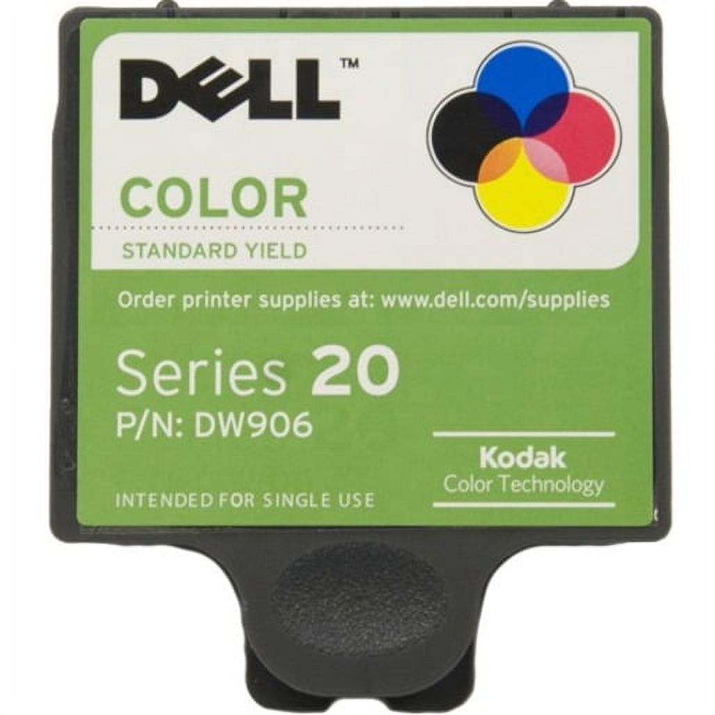 Dell Inkjet Ink Cartridge, Cyan, Magenta, Yellow, Black, 1 / Pack