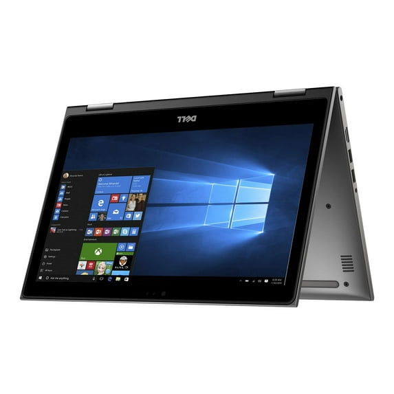 Dell Inspiron 13 5378 2-in-1 - Flip design - Intel Core i7 - 7500U / up to 3.5 GHz - Windows 10 Home - HD Graphics 620 - 8 GB RAM - 256 GB SSD - 13.3" IPS touchscreen 1920 x 1080 (Full HD) - Wi-Fi 5 - dark gray, matte black