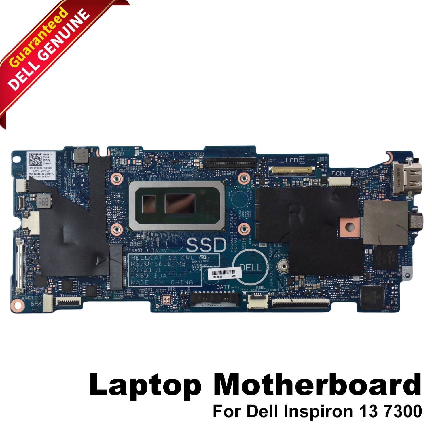 Dell Inspiron 13 7300 2-In-1 Motherboard i5-10210U 1.6GHz DDR3 8GB RAM Y3H95 (New)